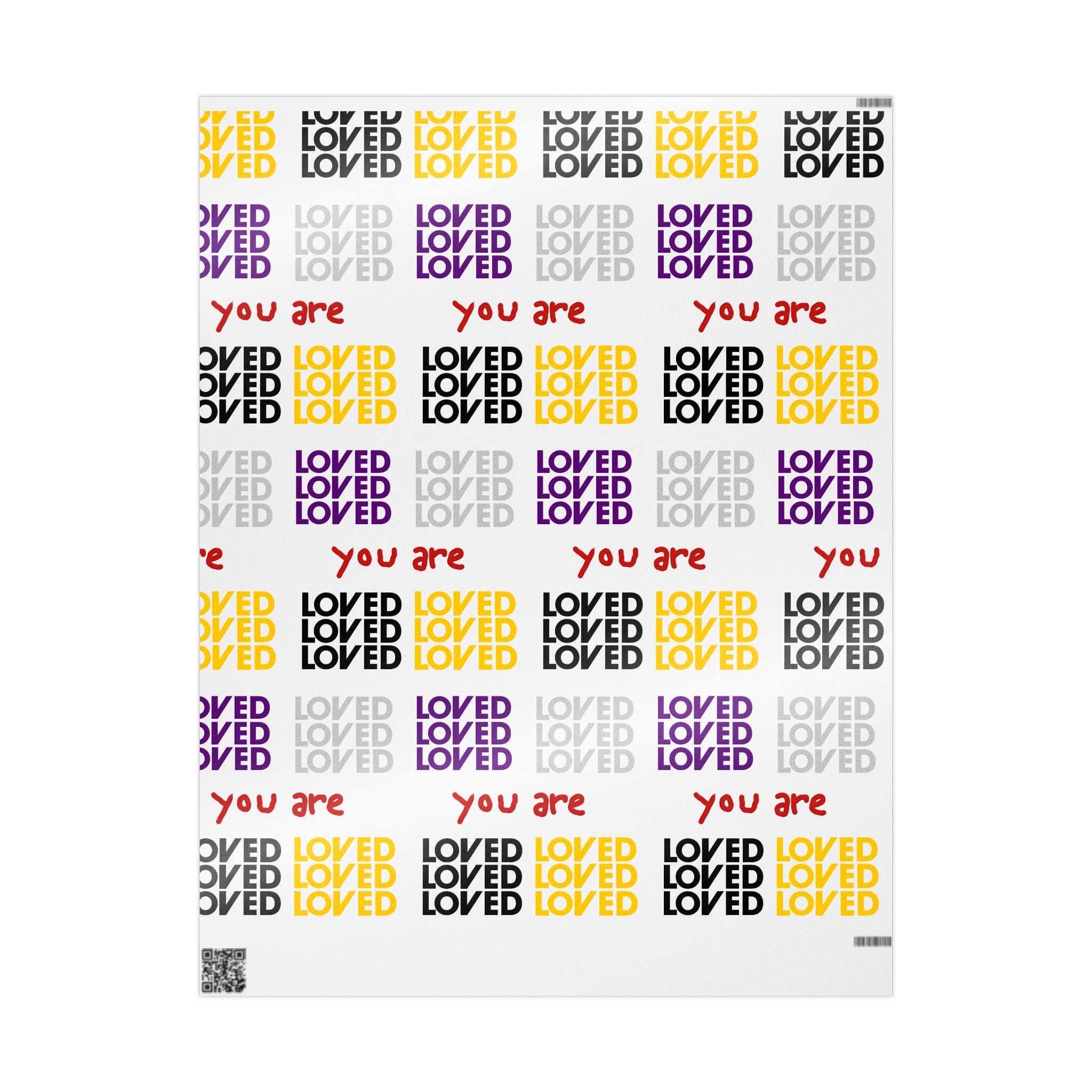 You Are Loved Gift Wrapping Paper