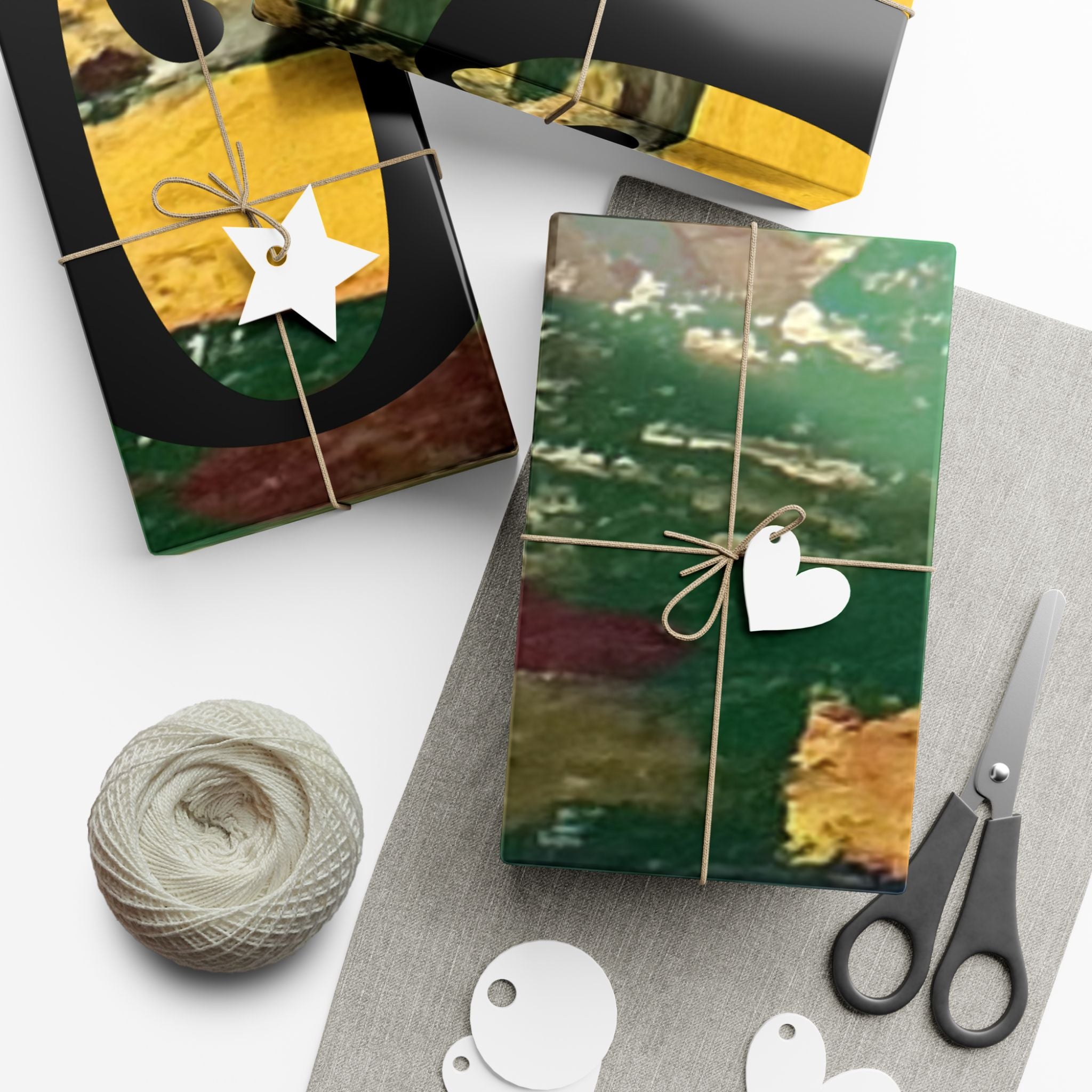 Abstract Colorful Holiday Wrapping Paper