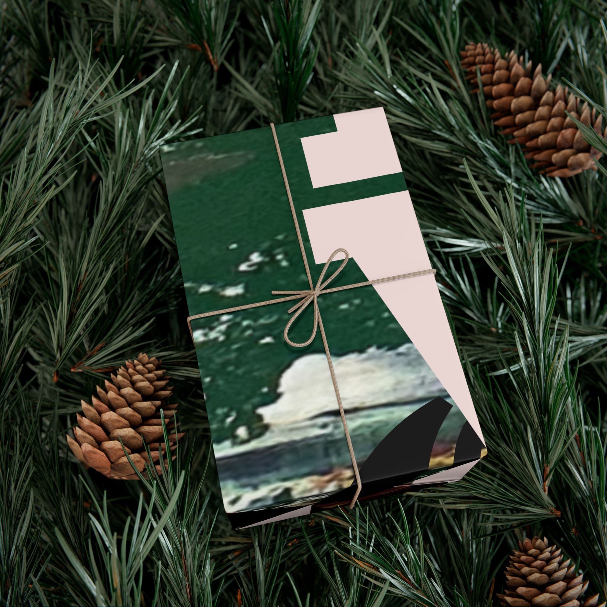 Abstract Colorful Holiday Wrapping Paper