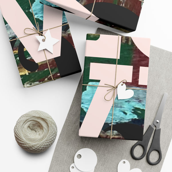 Abstract Colorful Holiday Wrapping Paper