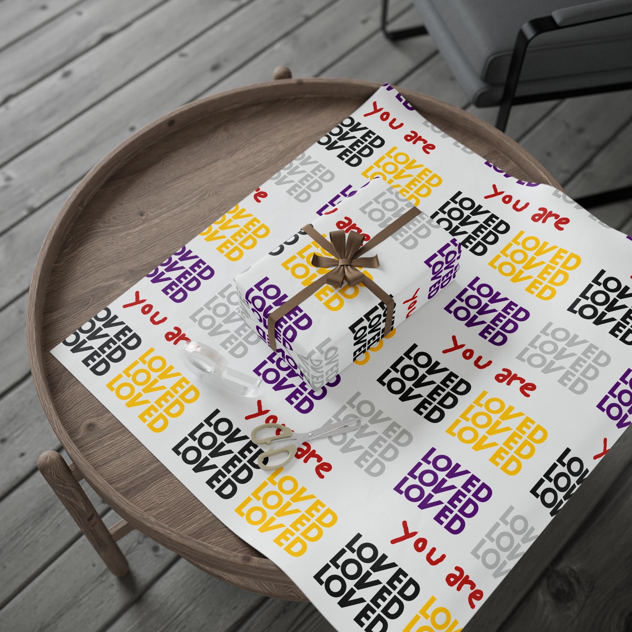You Are Loved Gift Wrapping Paper