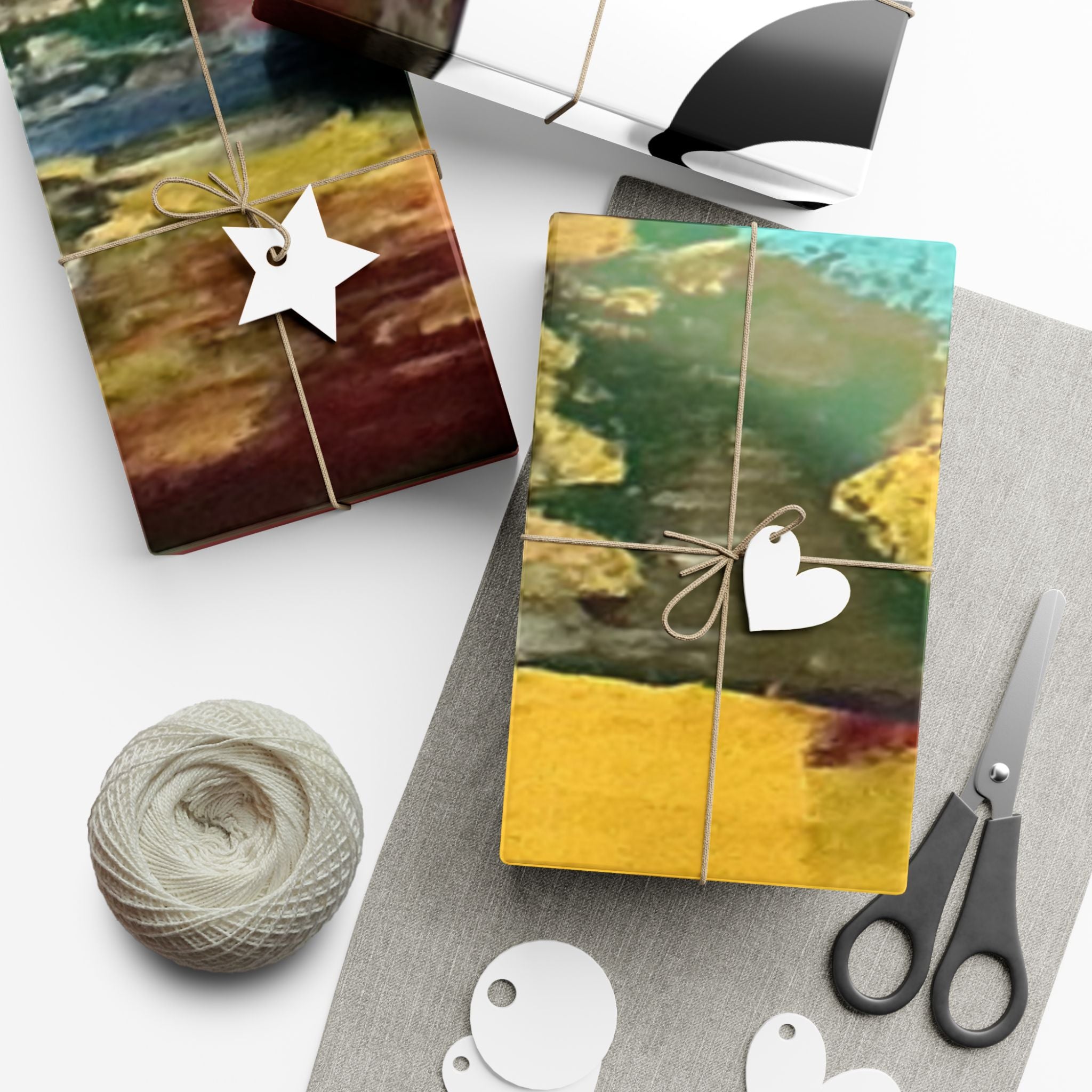 Abstract Colorful Holiday Wrapping Paper