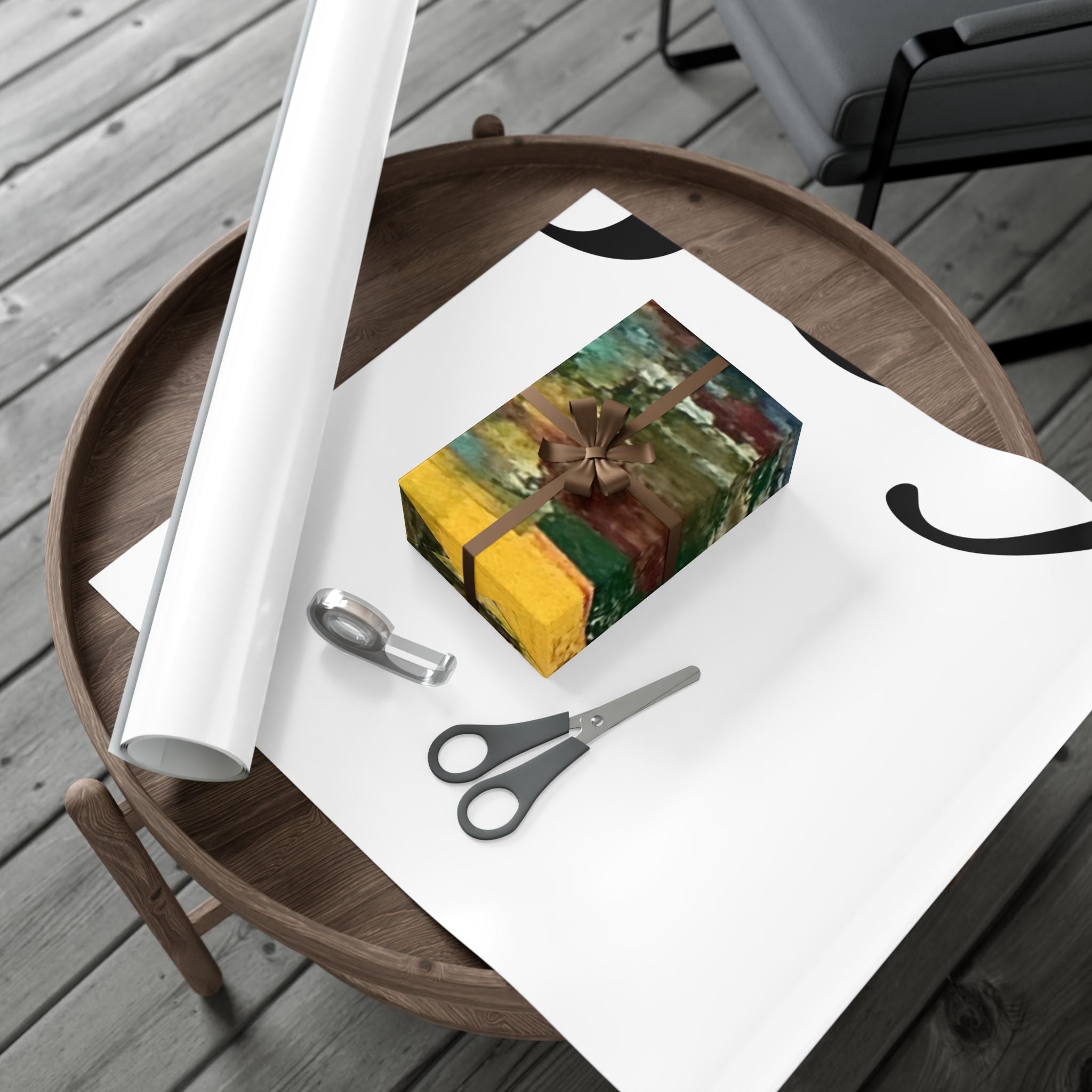 Abstract Colorful Holiday Wrapping Paper