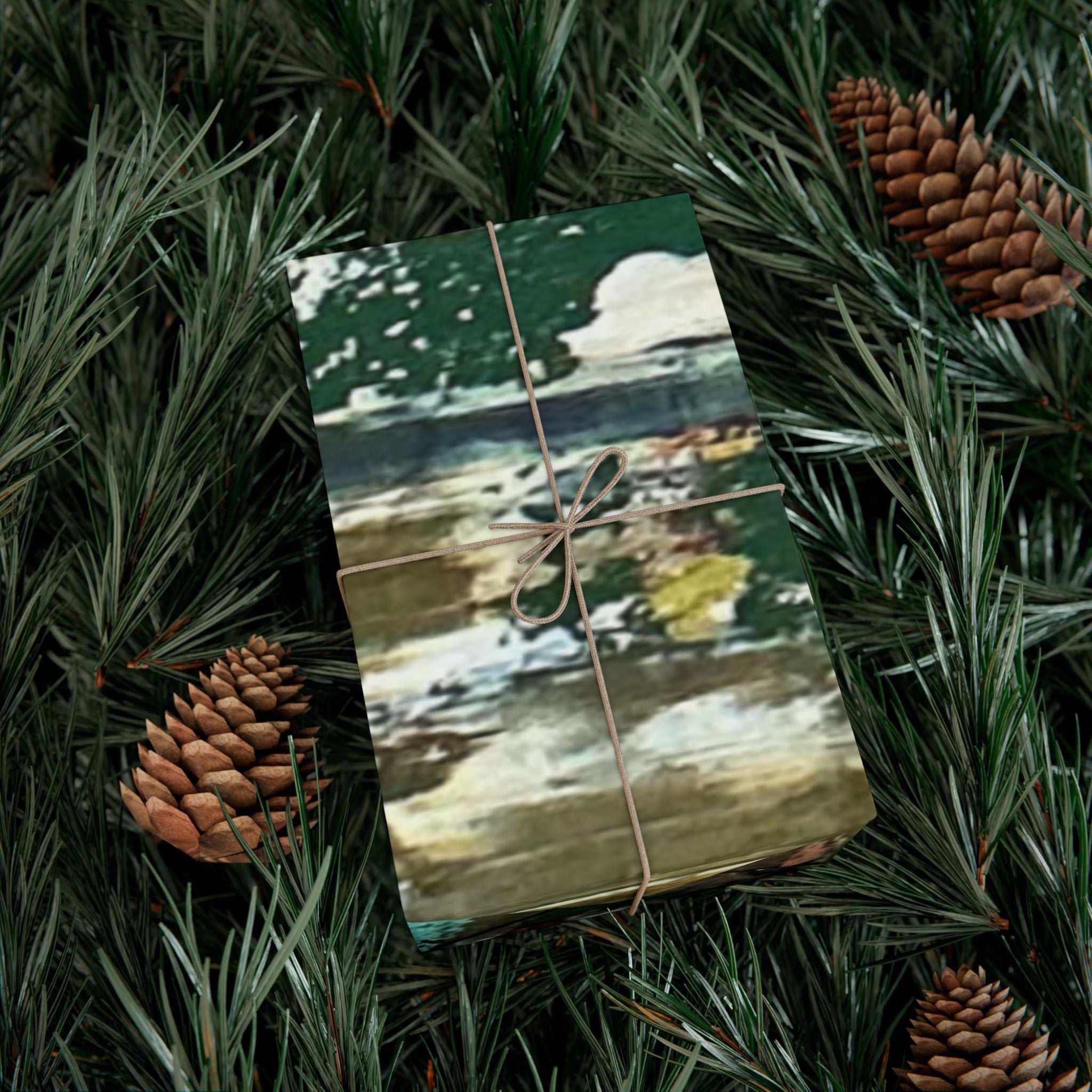 Abstract Colorful Holiday Wrapping Paper