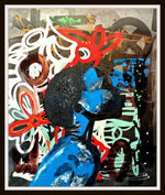Blue Boy Metal Art Painting