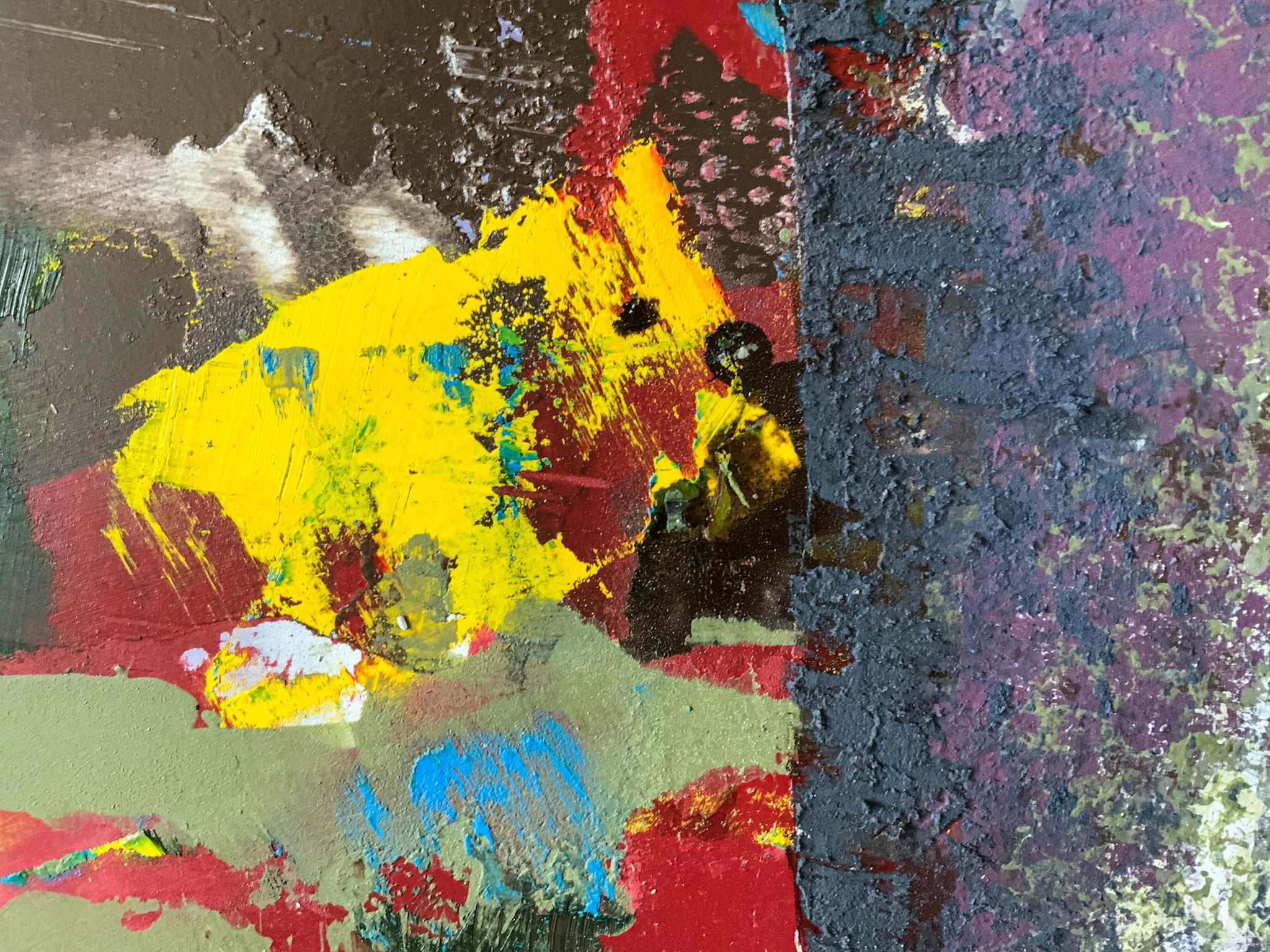 Earth Elephant oil painting